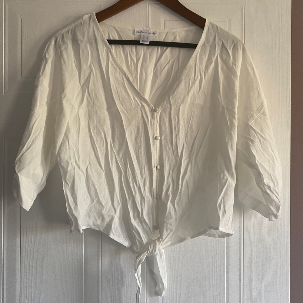 Women/Girls White Blouse